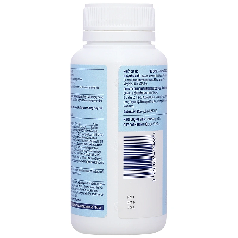 Thực phẩm bảo vệ sức khỏe OSTELIN Calcium & Vitamin D3 - 2